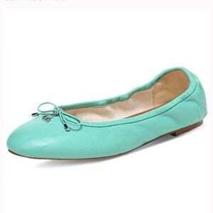 NWT Felicia Ballet Flats In Rio Blue
